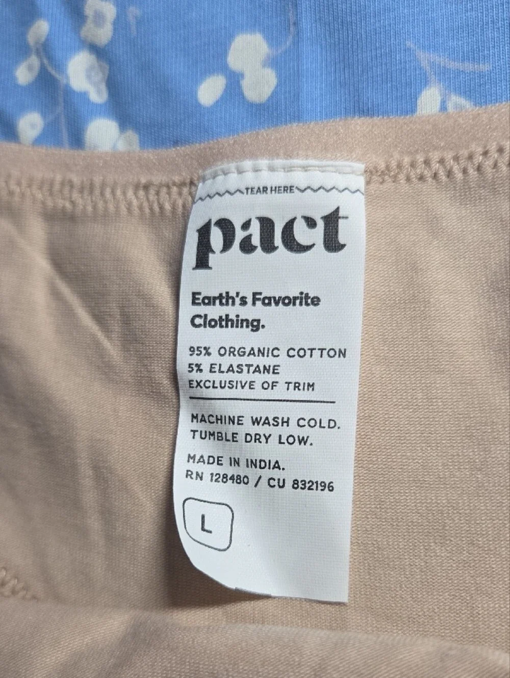 NWOT- Pact Organic - 3pck Thongs